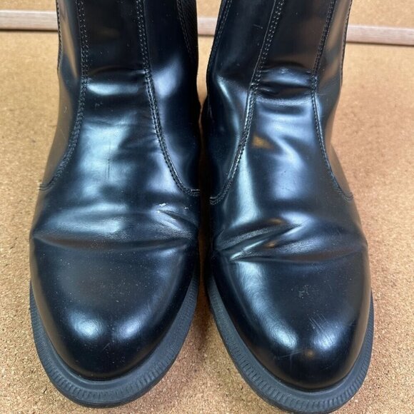 Dr Martens Flora Chelsea Boot in Smooth Black Leather Size Womens 9 - Picture 2 of 8